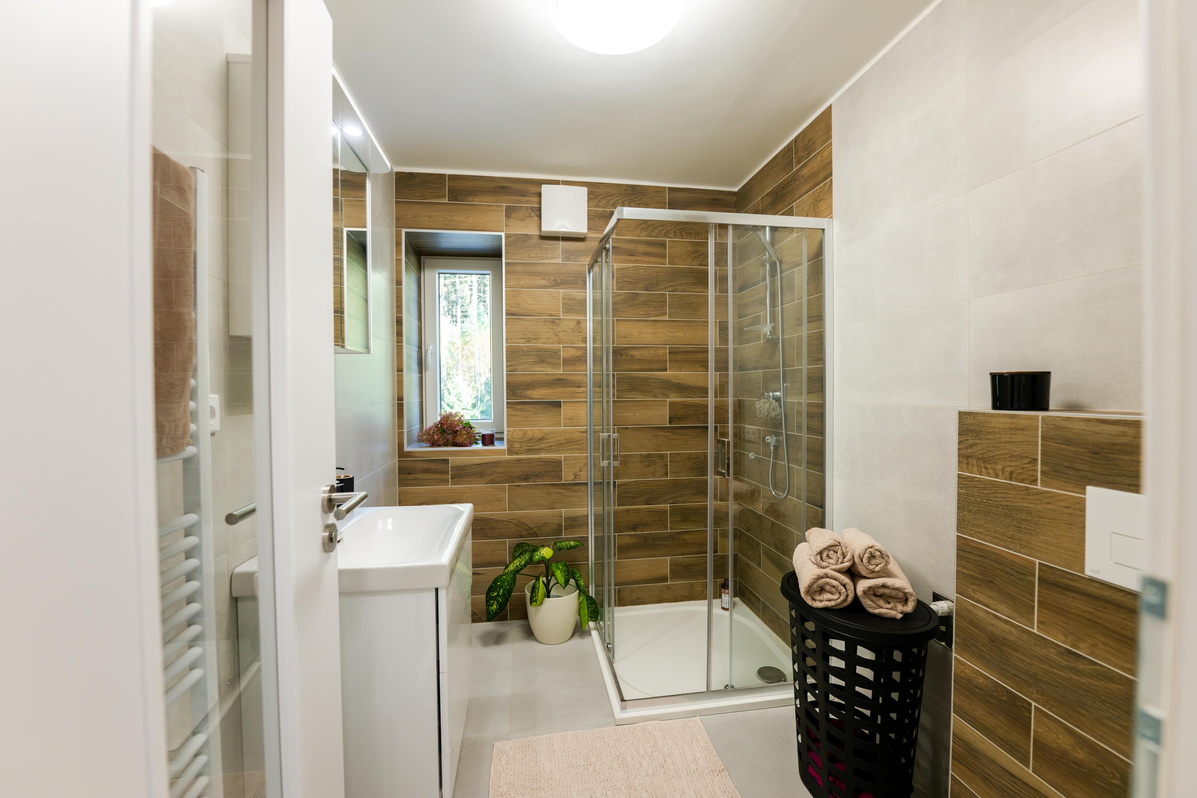 Bathroom of the Srdce Vysočiny apartment
