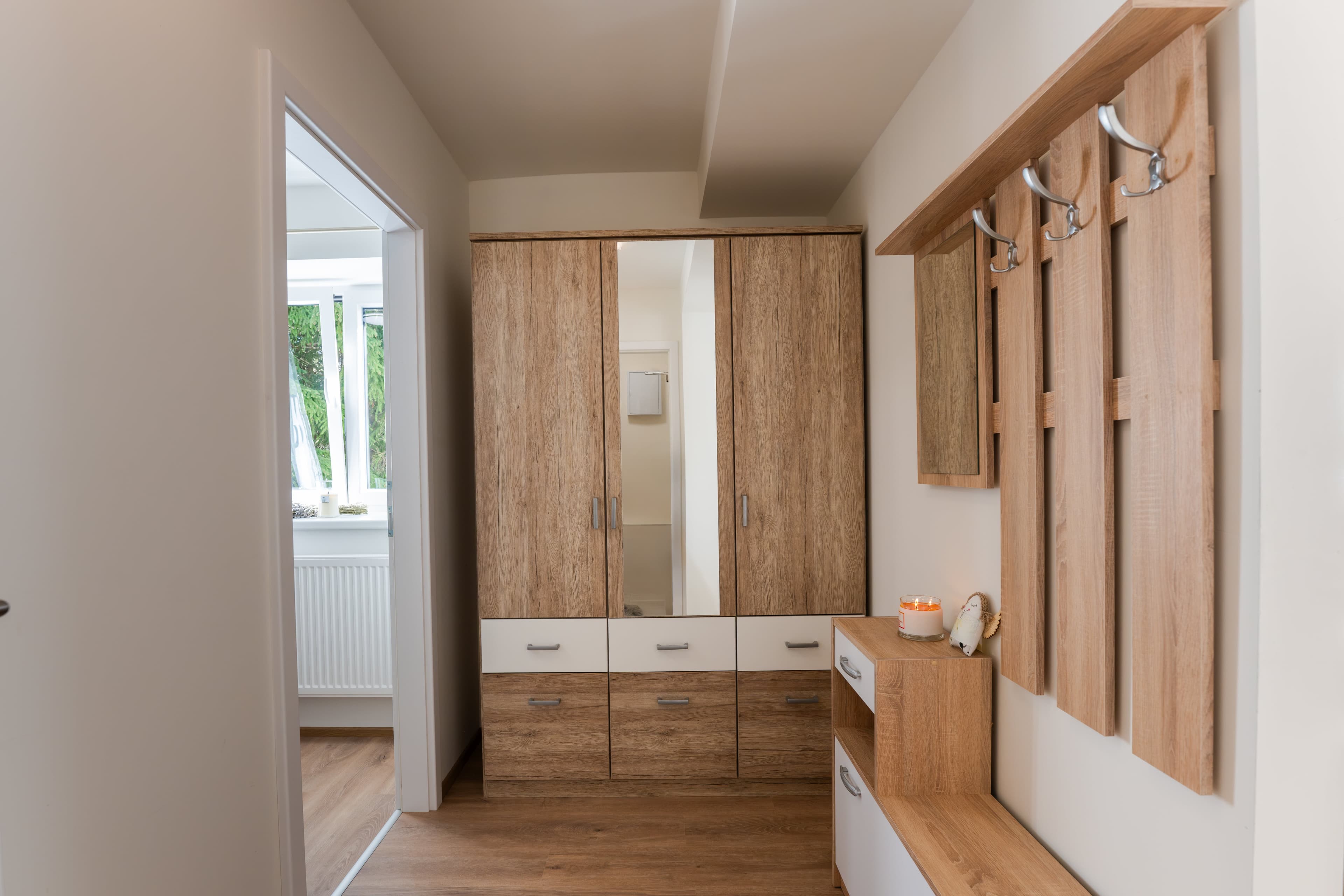 Hallway of the Srdce Vysočiny apartment
