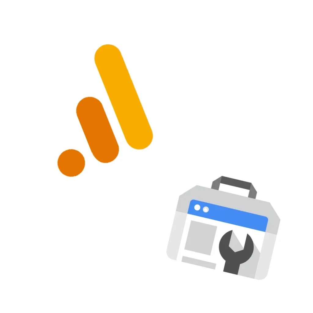 Logos of web analytics tools