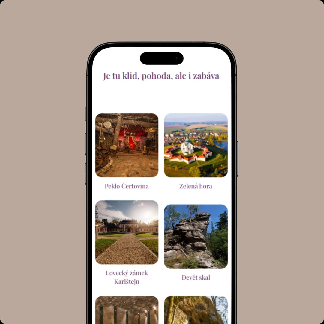 Guest opportunities section — mobile mockup
